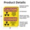 Signmission Radiation & Laser Sign, 7 in H x 5 in W, Vinyl Decal, Rectangle OS-2PACK-CR-D-57-L-10167 - alternate 5